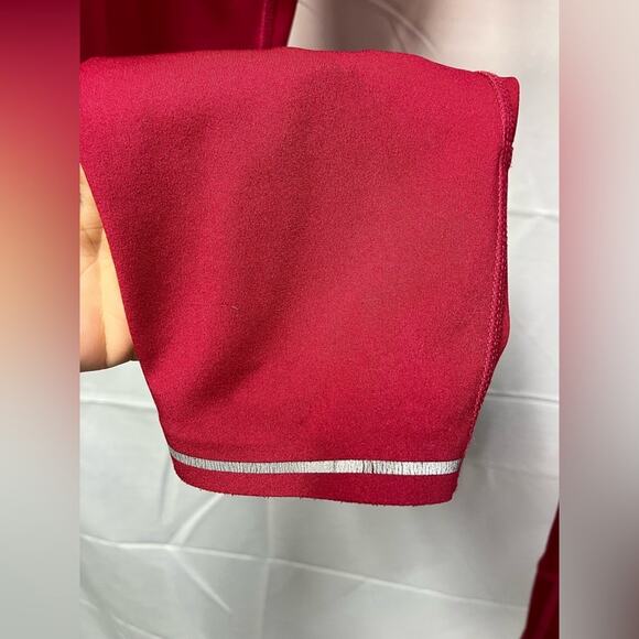 Athleta Run Free 7/8 Leggings waist zip pocket red womens size small - Picture 5 of 14